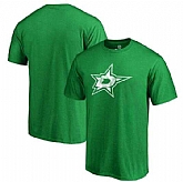 Men's Dallas Stars Fanatics Branded St. Patrick's Day White Logo T-Shirt Kelly Green FengYun,baseball caps,new era cap wholesale,wholesale hats